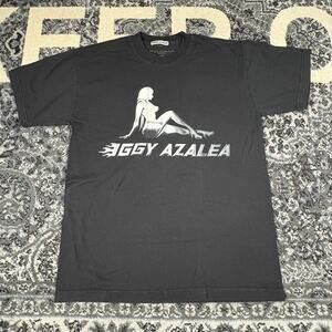 Iggy‎ Azalea Walk A Mile Graphic T-shirt Men M Black I Am The Stripclub Music